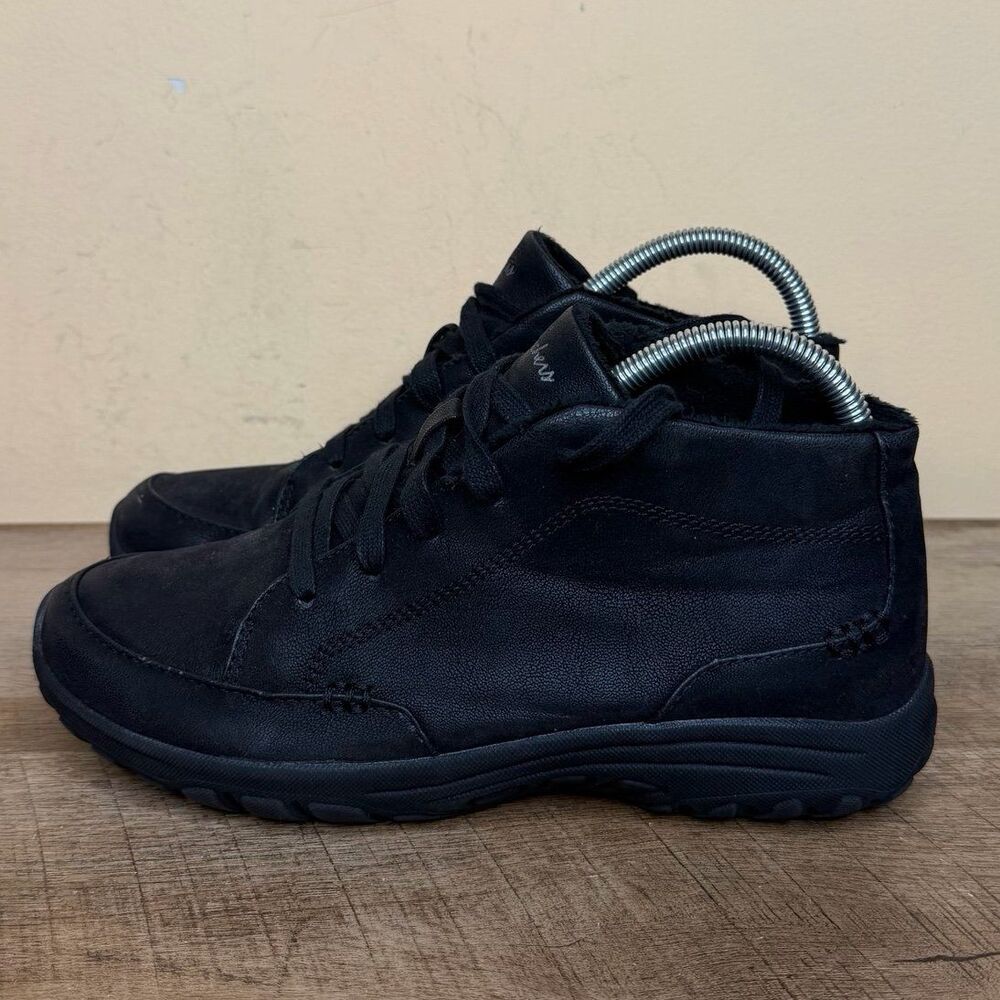 Skechers Reggae Fest 2.0 Strike a Chord womens black chukka boots size 7.5 shoes
